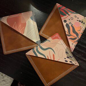 NWOT - 3 Piece Boho Leather Bookmarks